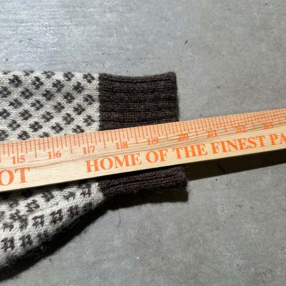 Vintage Skjaeveland Norwegian Wool Sweater Mens Large Nordic Knit Pullover Clasp - Picture 9 of 10